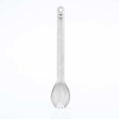 Ti5319 钛长叉勺 Titanium Soup Spoon
