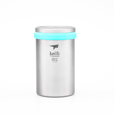 Ti3522 办公茶杯(冰蓝) Titanium Office Mug with Tea Infuser