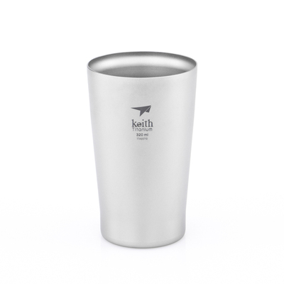 Ti9221 钛双层啤酒杯 Double-wall Titanium Beer Cup
